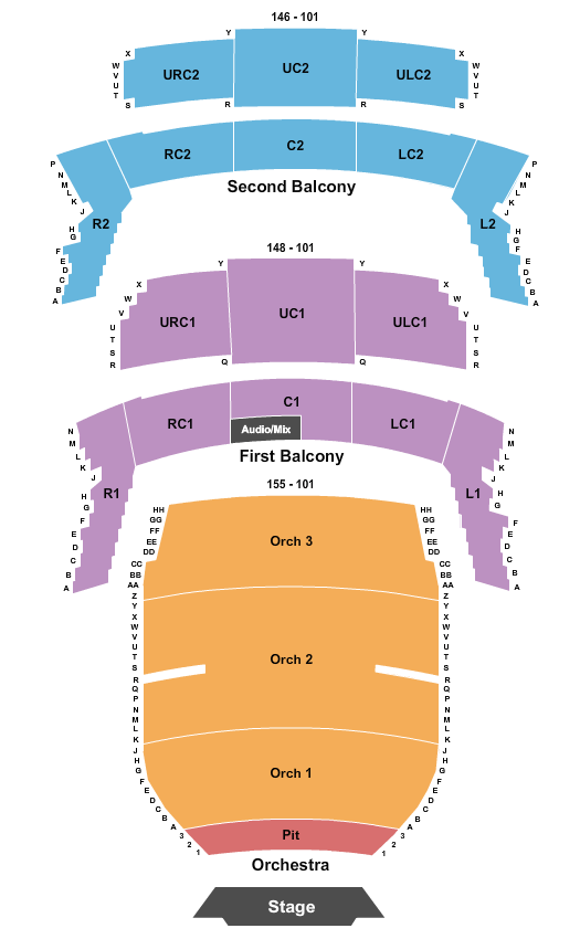 Bass Concert Hall Moulin Rouge Seating Chart
